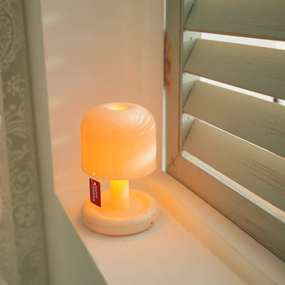 Nachttischlampe Schlafzimmer LED Akku | USB | Qulyn