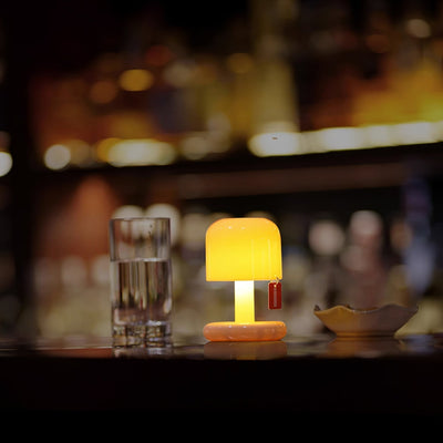 Nachttischlampe Schlafzimmer LED Akku | USB | Qulyn