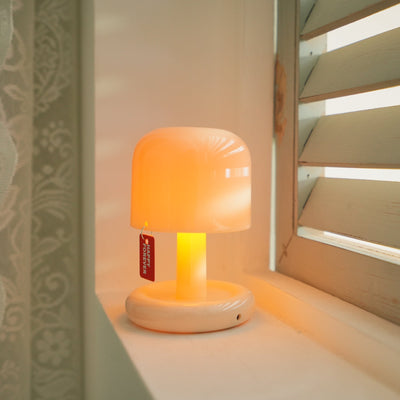 Nachttischlampe Schlafzimmer LED Akku | USB | Qulyn