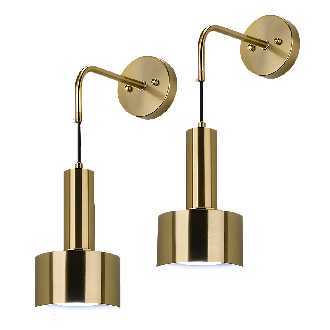 Wandleuchten LED batteriebetrieben mit Fernbedienung | 2er Set - Selix