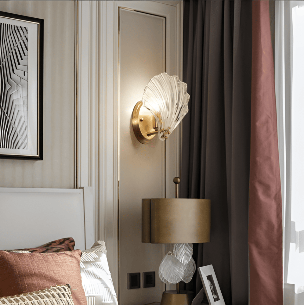 Wandlampe aus Glas mit Schalter | E27 | Vylix