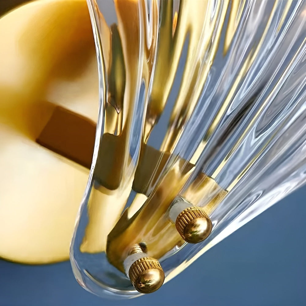 Wandlampe aus Glas mit Schalter | E27 | Vylix