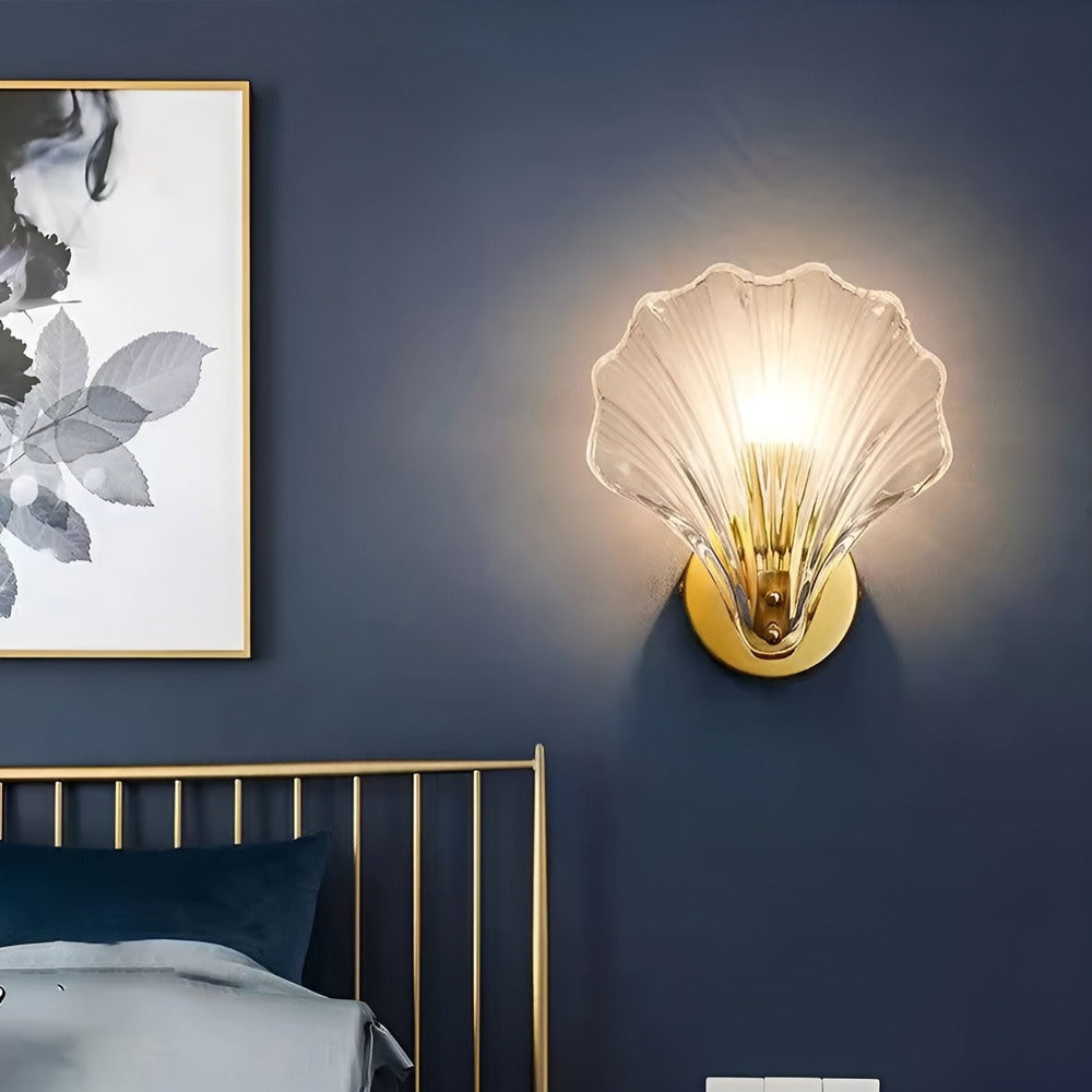 Wandlampe aus Glas mit Schalter | E27 | Vylix