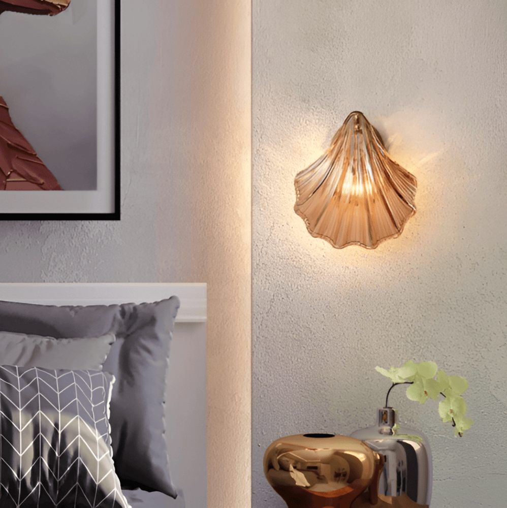 Wandlampe aus Glas mit Schalter | E27 | Vylix