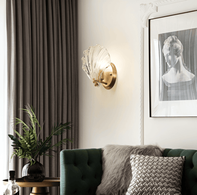 Wandlampe aus Glas mit Schalter | E27 | Vylix