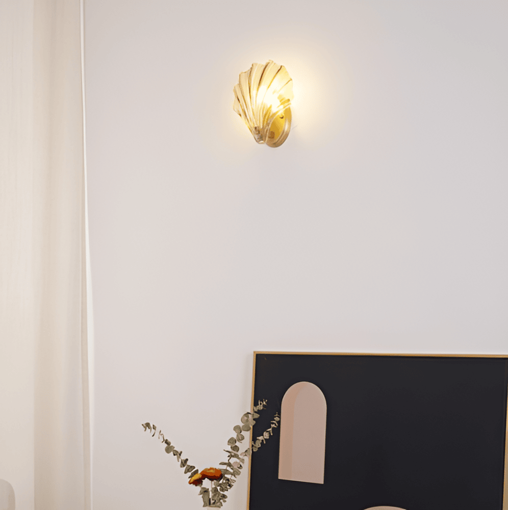 Wandlampe aus Glas mit Schalter | E27 | Vylix