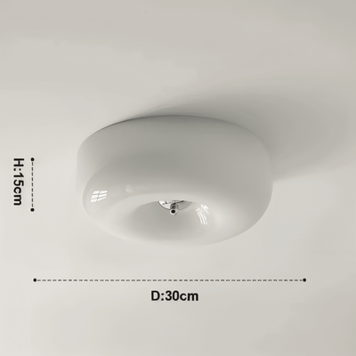 LED Deckenleuchte Wohnzimmer Glas | skandinavisch | Lozan