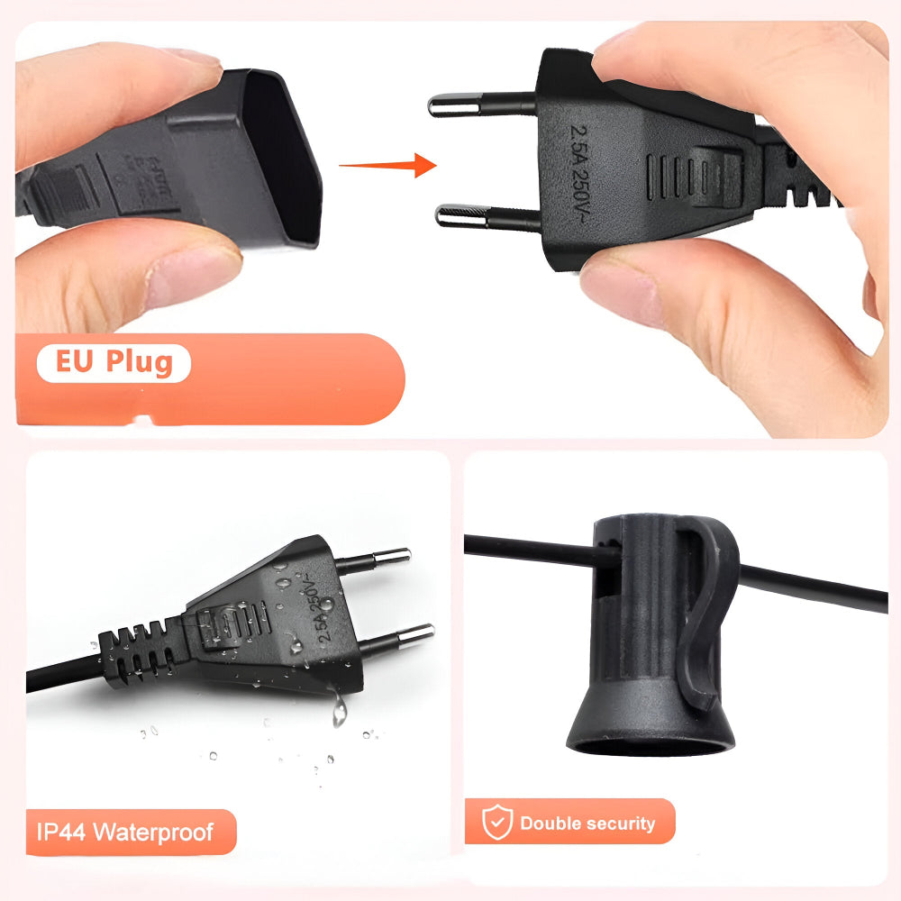 Lichterkette außen IP44 warmweiß | Vazor