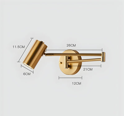 LED Wandleuchte mit verstellbarem Arm | Lorix