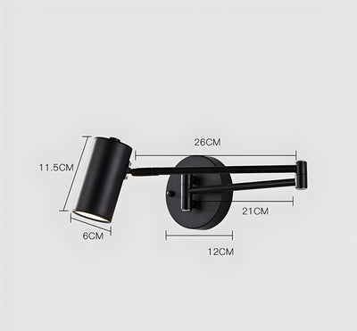 LED Wandleuchte mit verstellbarem Arm | Lorix