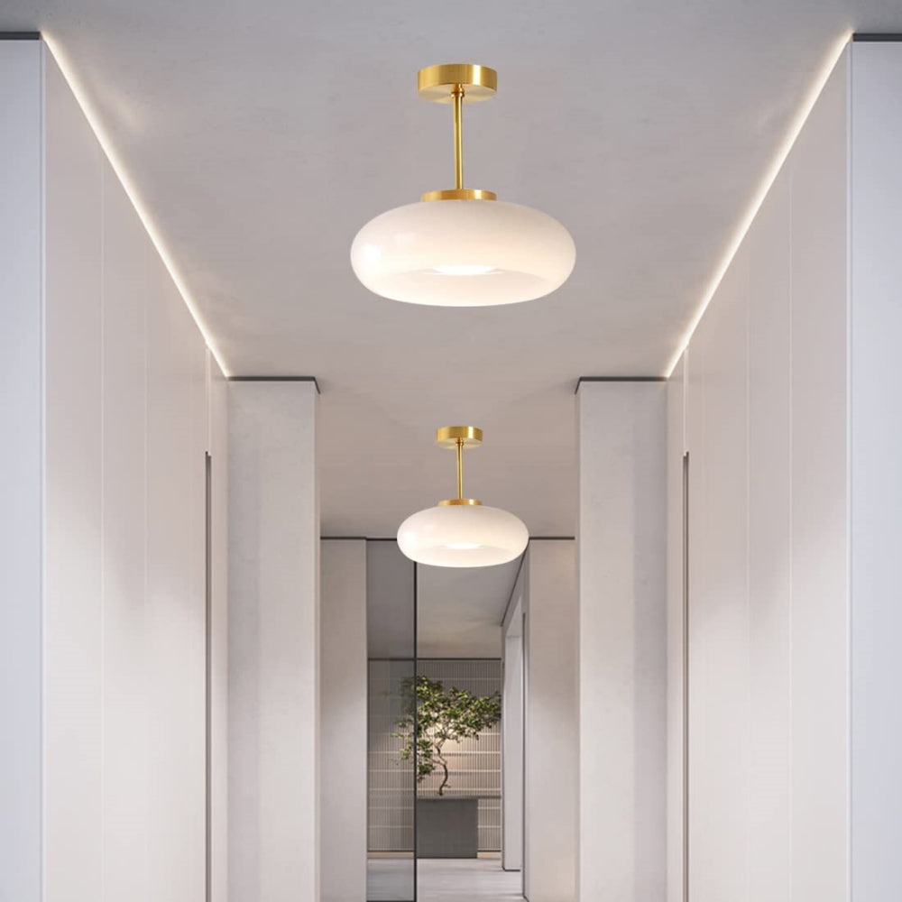 Deckenlampe fürs Wohnzimmer | Vintage Glas E27 | Noyx