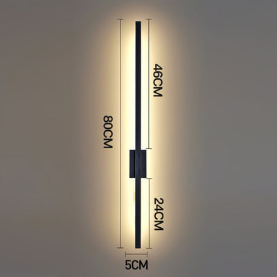 LED Wandleuchte fürs Wohnzimmer | Balken Warmweiß | Cevik