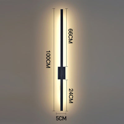 LED Wandleuchte fürs Wohnzimmer | Balken Warmweiß | Cevik