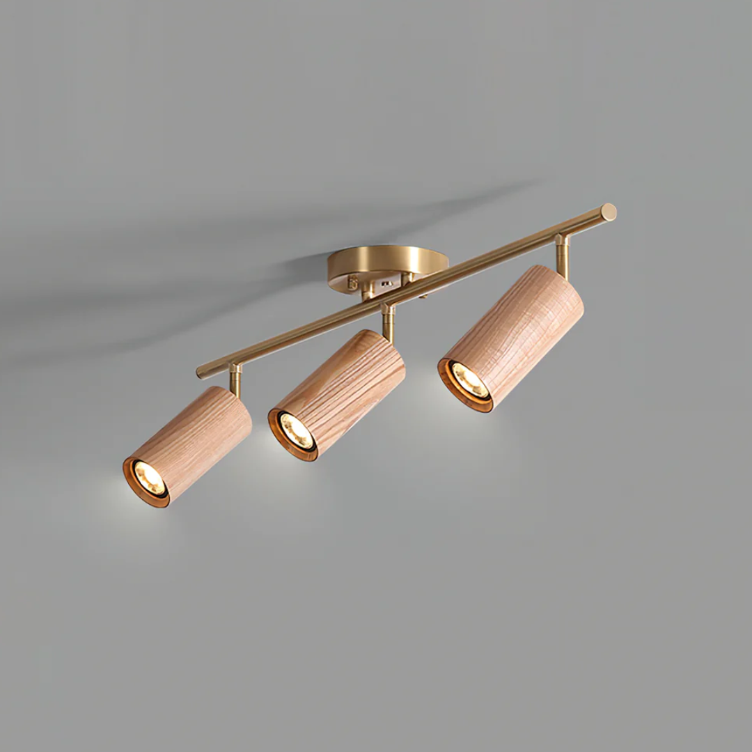 Deckenstrahler Innenbereich Holz | E27 | Veyx