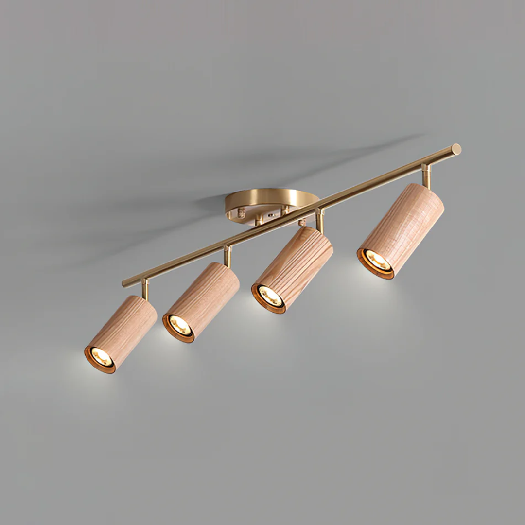 Deckenstrahler Innenbereich Holz | E27 | Veyx