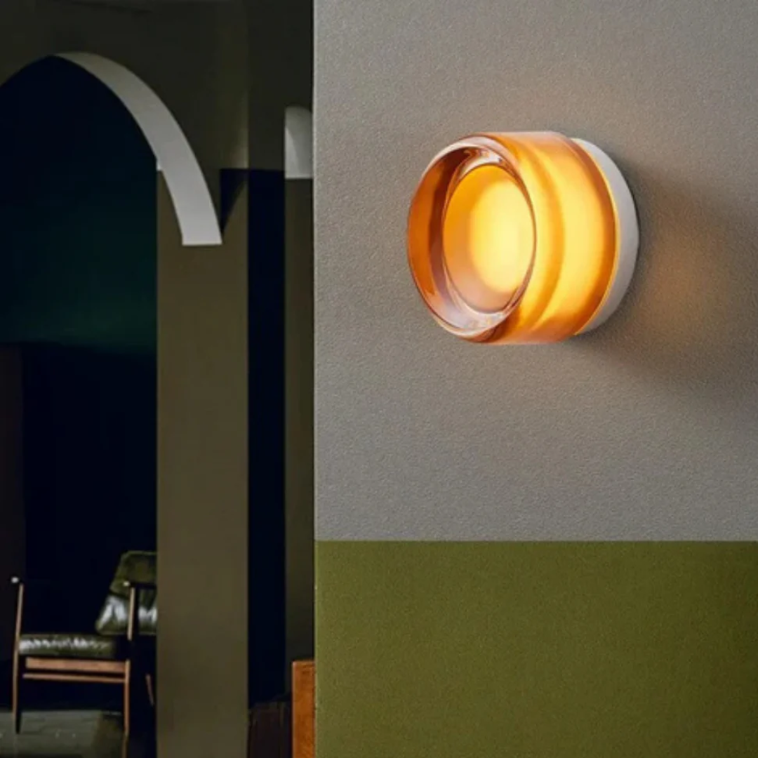 Wandleuchte Innen | LED warmweiß Glas | Zyra