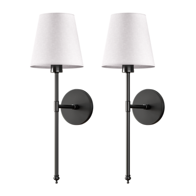 Wandleuchten LED kabellos 2er-Set ohne Bohren - Vavra