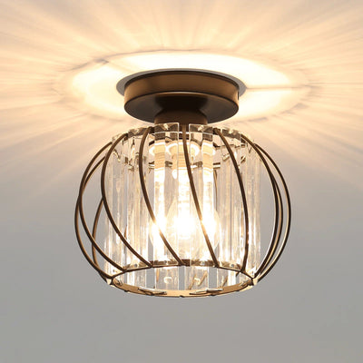 Deckenleuchte Flur Glas E27 – Elyon