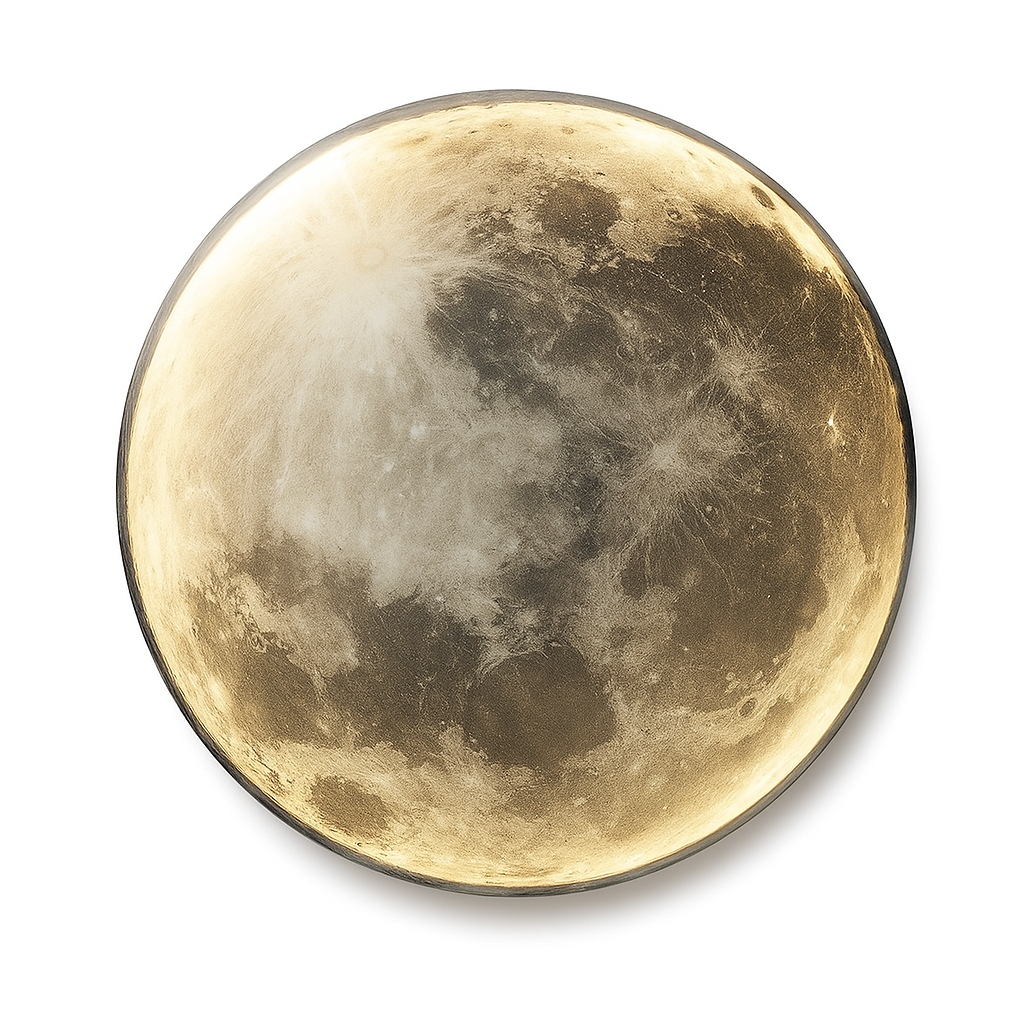 Wandleuchte Wohnzimmer LED | Mondform | Kalix