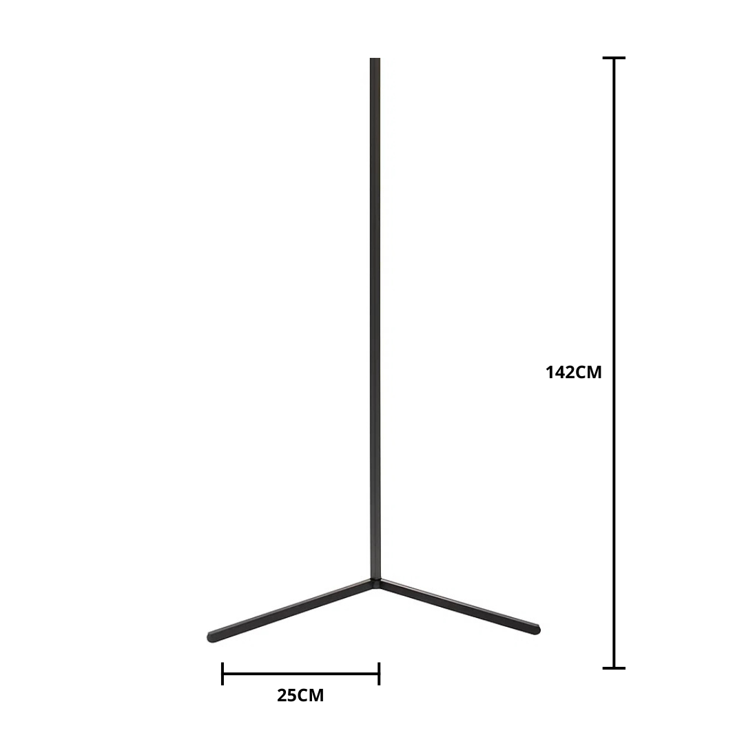 LED Eck-Stehlampe dimmbar mit Fernbedienung | Nyvra