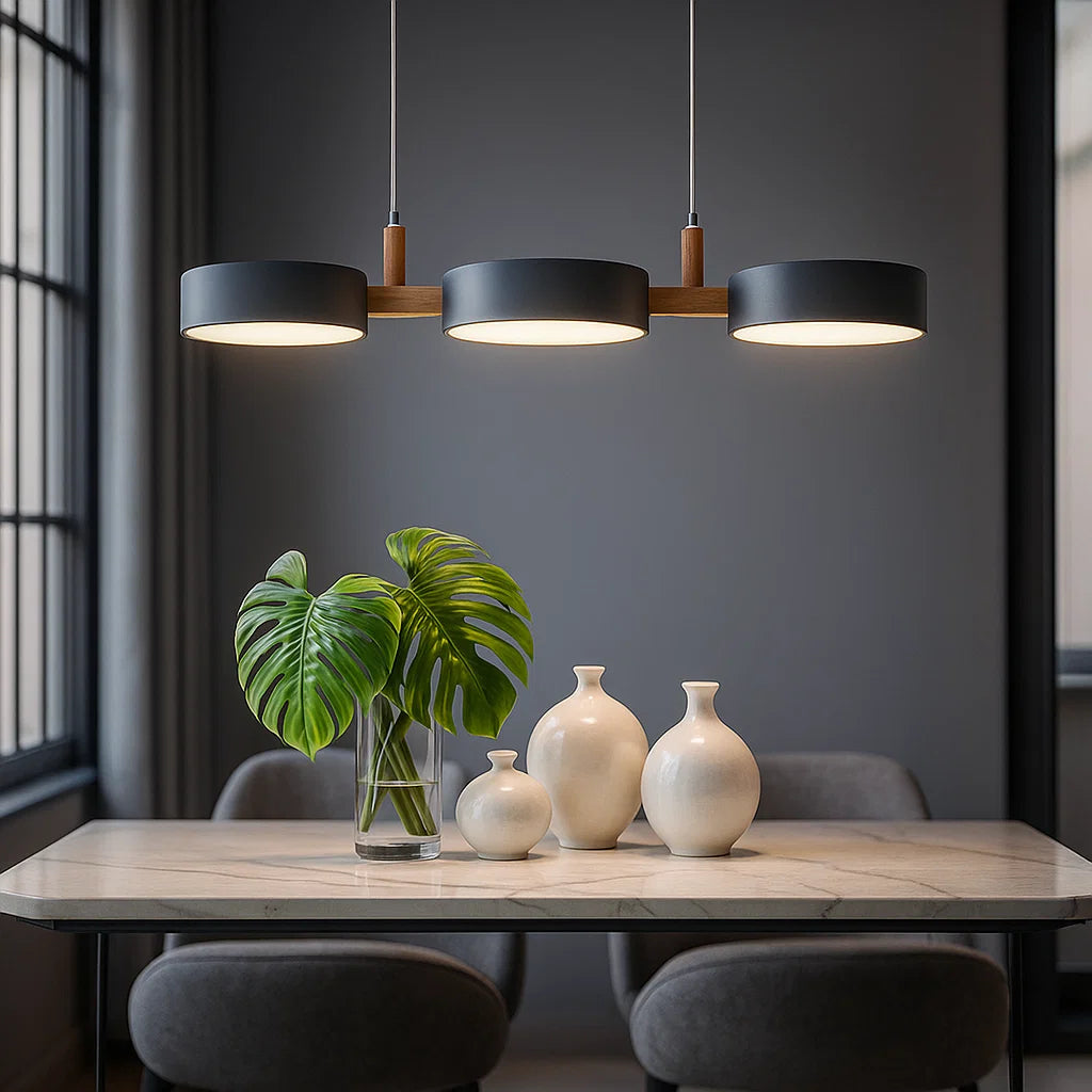 LED Pendelleuchte Esstisch 3-flammig | Nyron