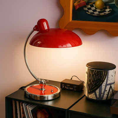 Schreibtischlampe verstellbar aus Metall | E27 | Aelyn