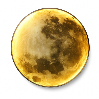 Wandleuchte Wohnzimmer LED | Mondform | Kalix