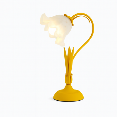 Tischlampe im Vintage-Stil mit Blumenmuster | E27 | Orvik