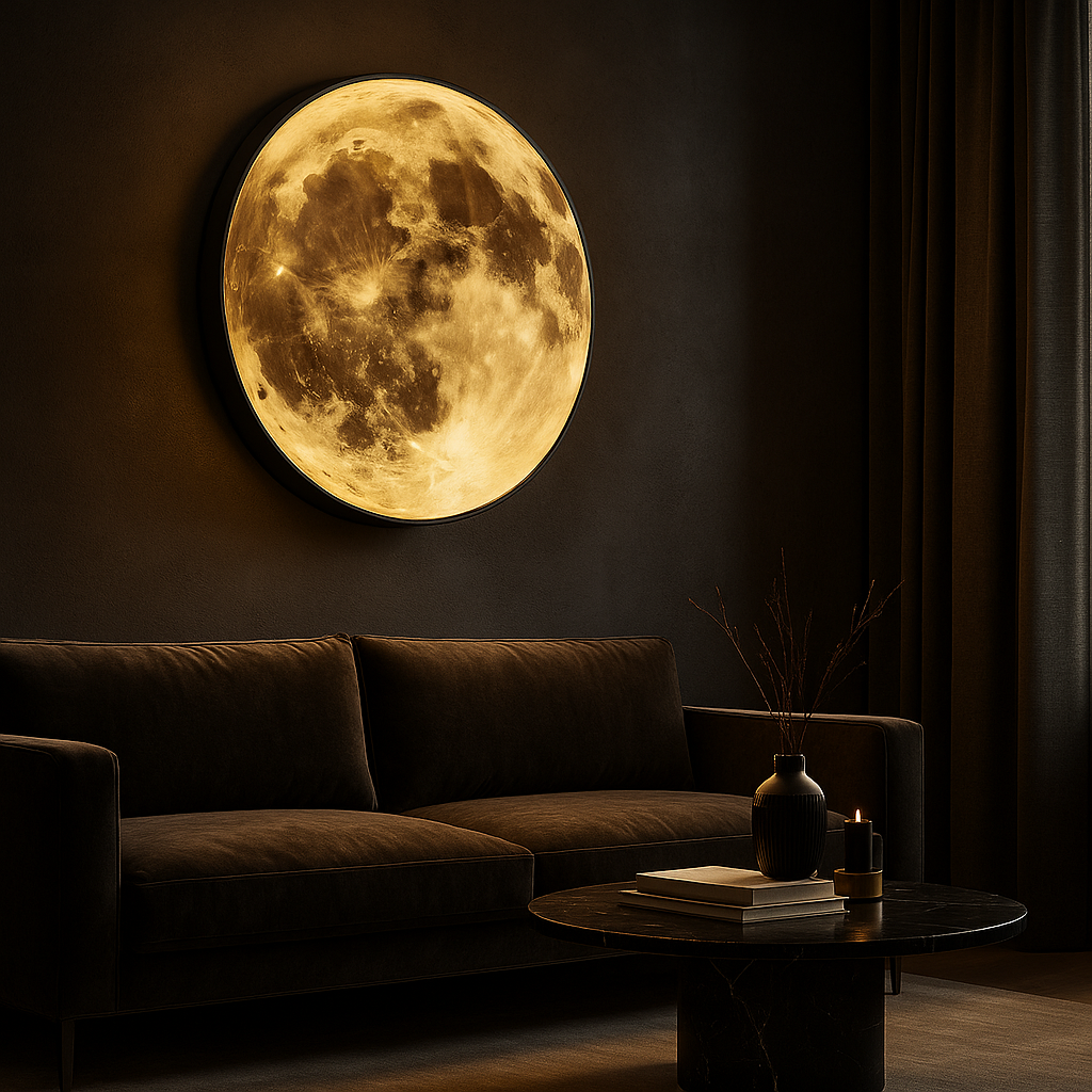 Wandleuchte Wohnzimmer LED | Mondform | Kalix