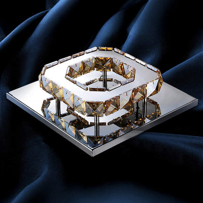 LED Deckenleuchte fürs Wohnzimmer | Kristall | Zyrax