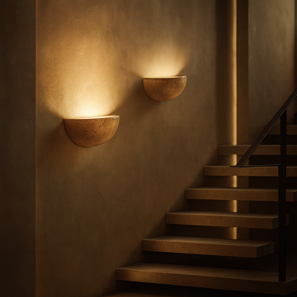 LED Wandleuchte Wohnzimmer | Steinoptik | Zyzor