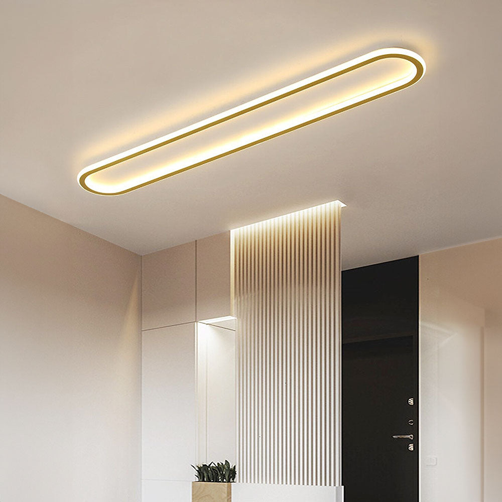 Deckenleuchte Flur LED oval – Lunaro