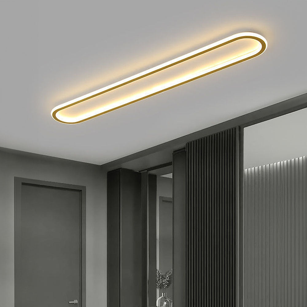 Deckenleuchte Flur LED oval – Lunaro